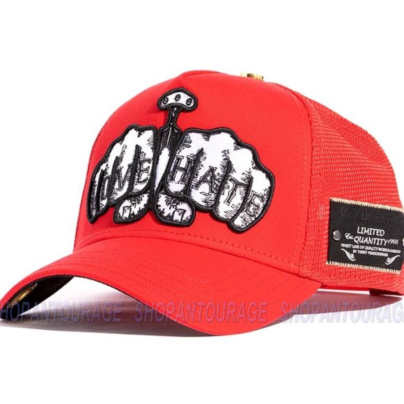 Red Monkey Love Hate RM1416 Limited Edition Unisex Trucker Hat Cap | 3 Colors - Picture 7 of 16